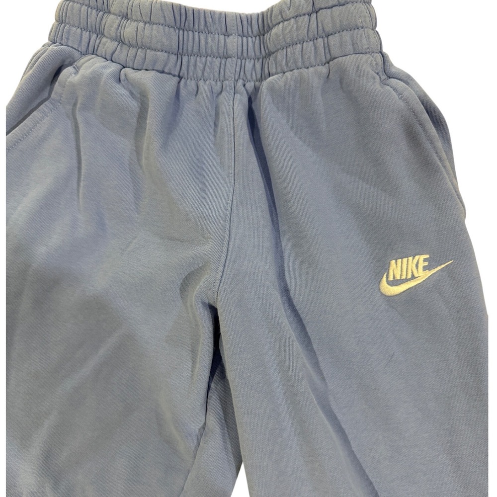 Nike Joggers Kids Size Medium Blue Excellent Fleece Sportswear Sweatpants